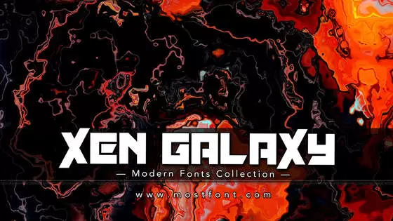 「Xen-Galaxy」字体排版图片