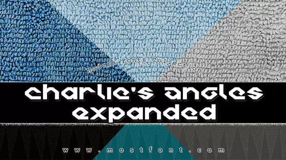 「Charlie's-Angles-Expanded」字体排版样式